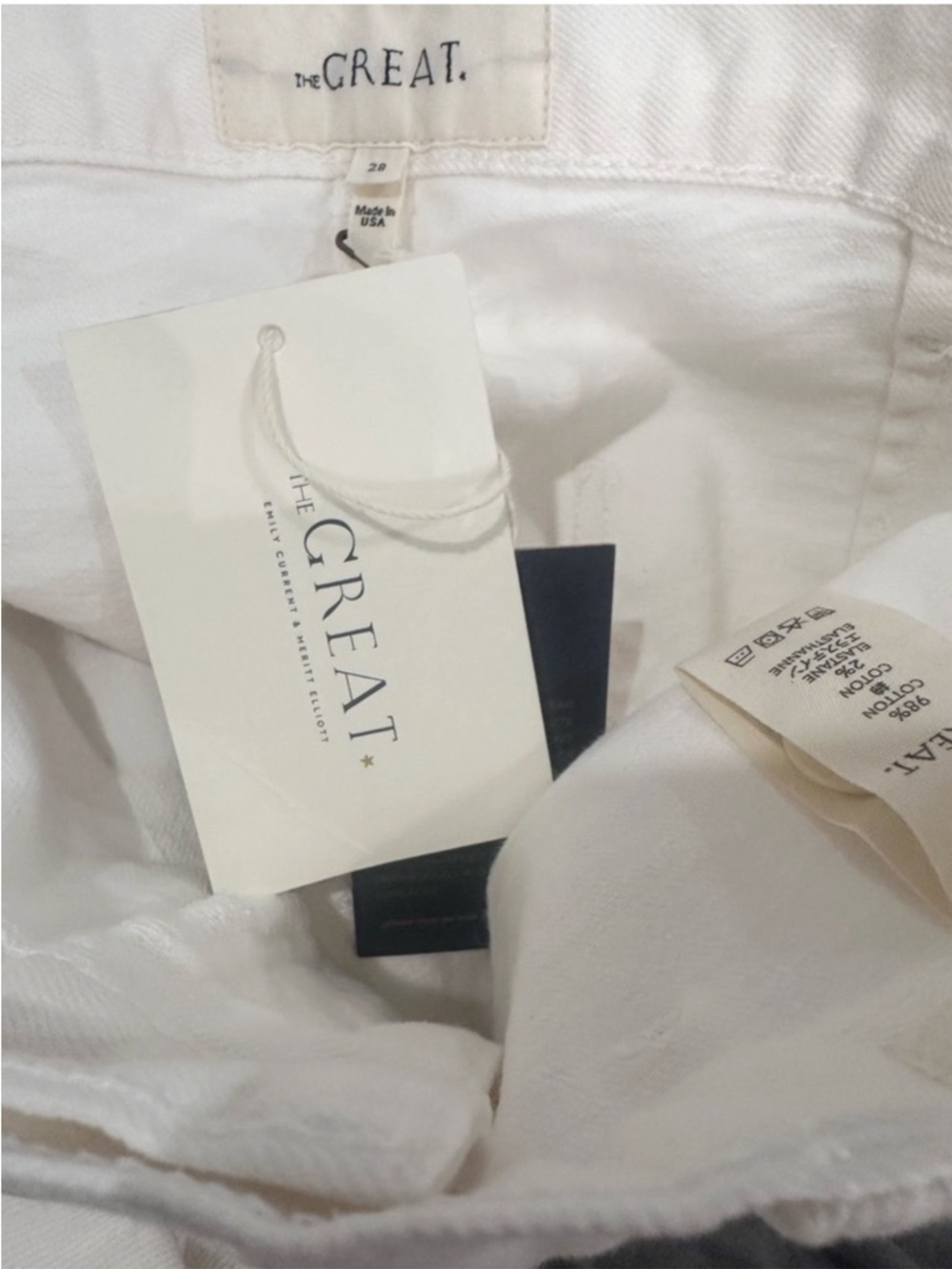THE GREAT. The Seafair Jean True White
NWT | Size 28 - Picture 4 of 9